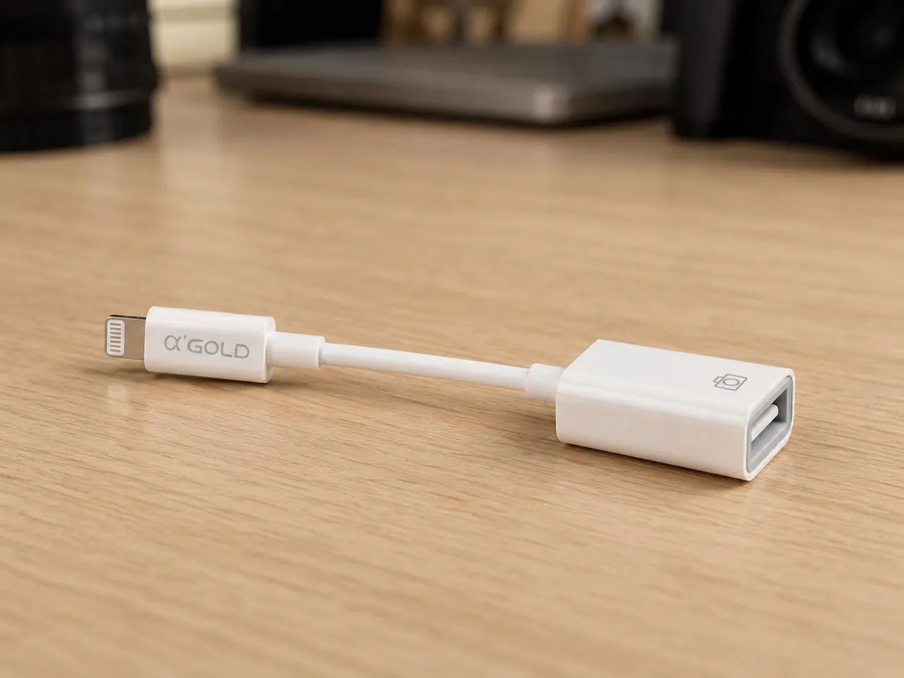 Adaptador OTG Lightning para USB iPhone e iPad - Foto 4