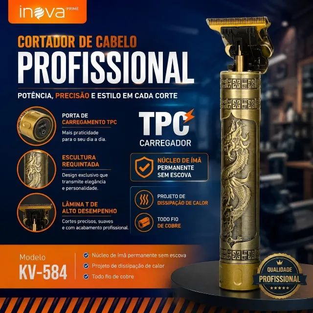 Maquina De Acabamento Cabelo e Barba 