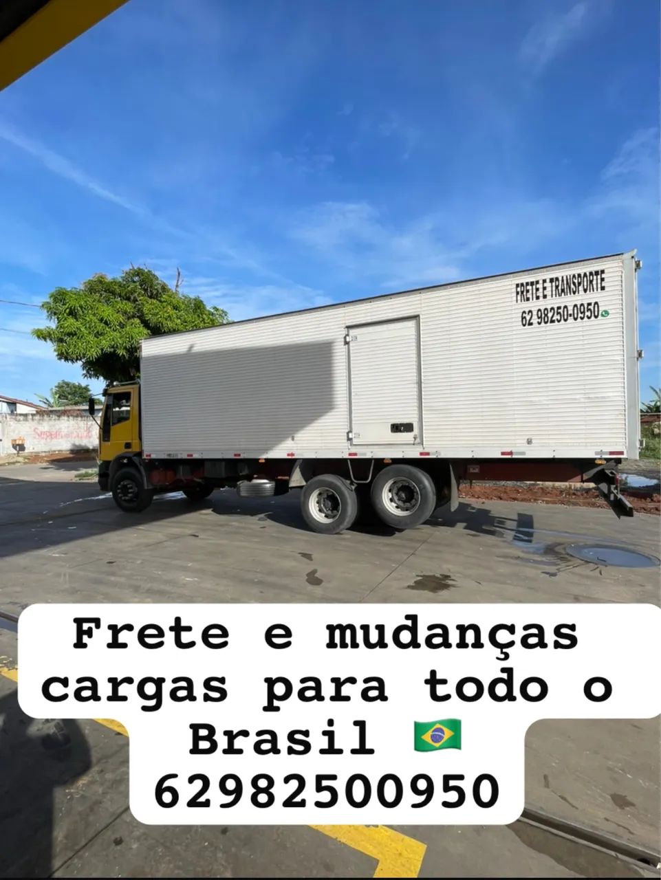 Frete e mudança caminhão grande baú Goiânia e região !!