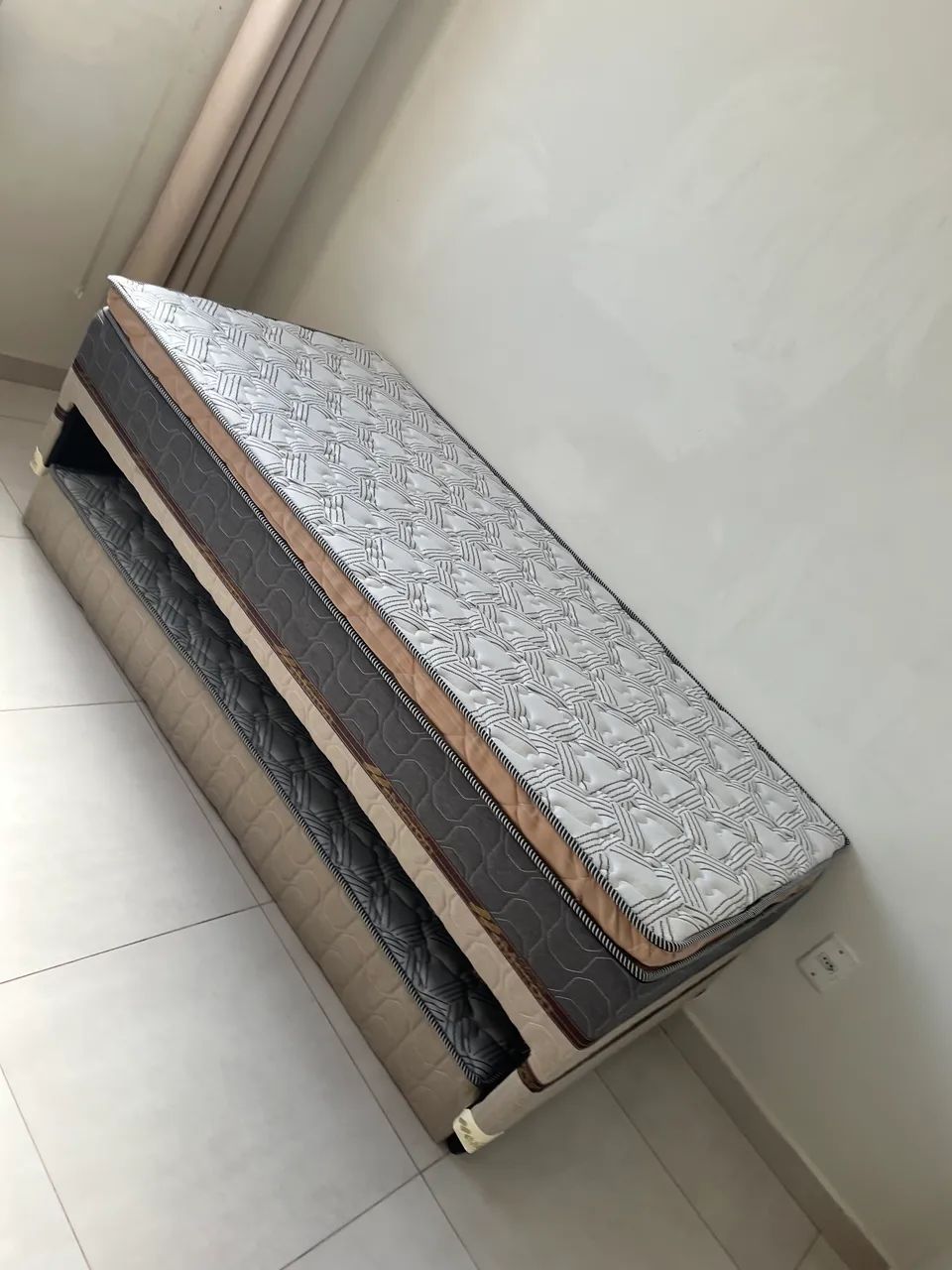 Cama Box solteiro com auxiliar  - Foto 2