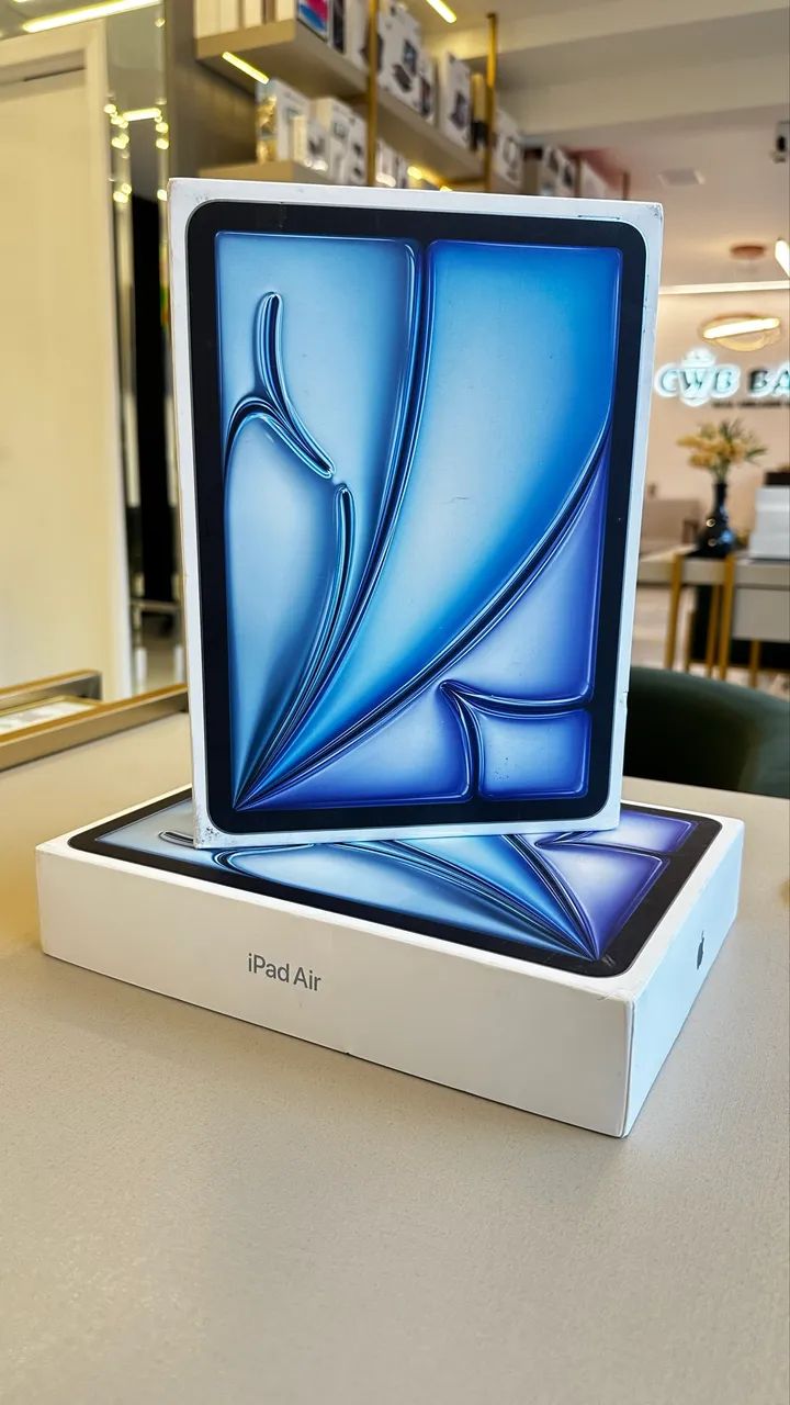 IPAD AIR M4 128GB WI-FI 11 POLEGADAS BLUE NOVO LACRADO / L0JA FÍSICA  - Foto 3