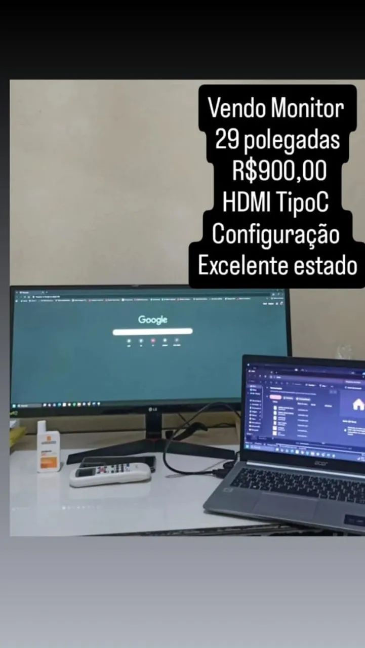 Tela de computador gamer jogo  - Foto 3