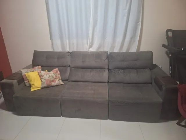 Sofá 03 lugares retrátil  - Foto 2