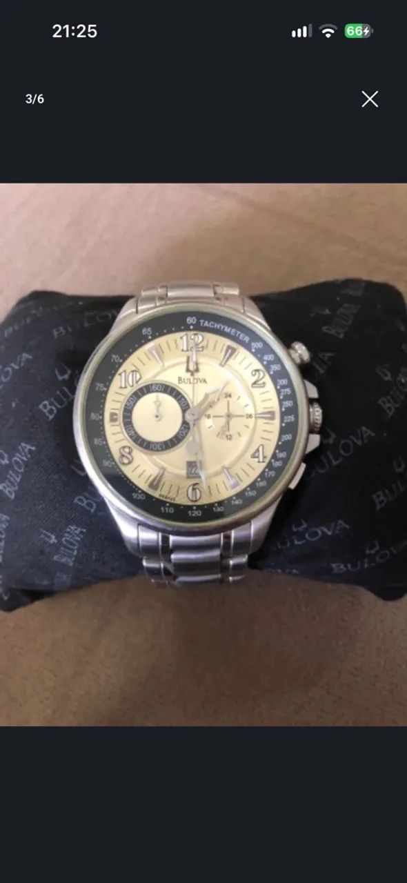 Relógio Bulova Tachymeter original - Foto 3