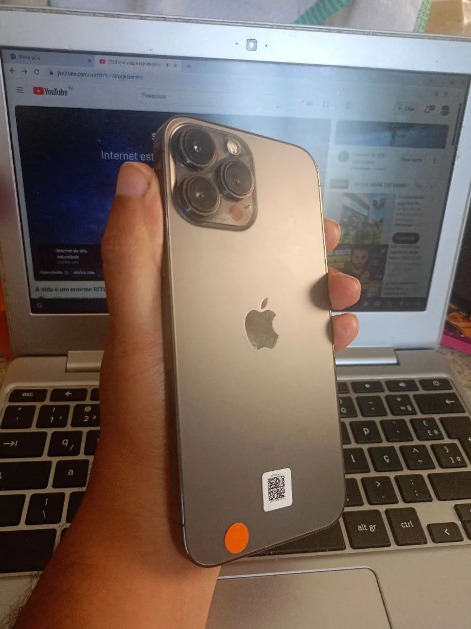 iPhone 13 Pro Max 128 GB 6 RAM Excelente Estado de Conservação Sem Arranhões.