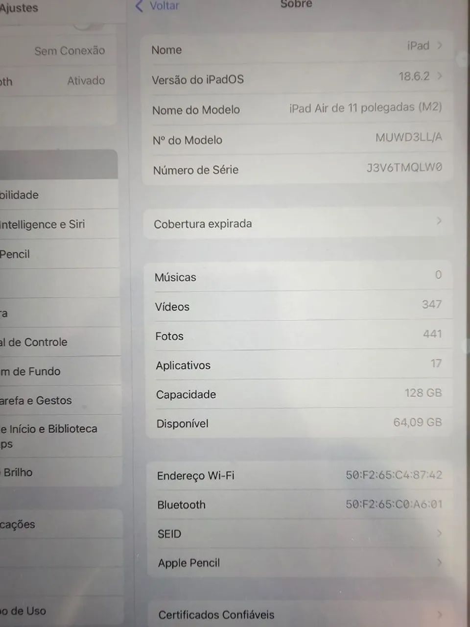 Ipad aAir 11 M2 128GB na caixa - Foto 2