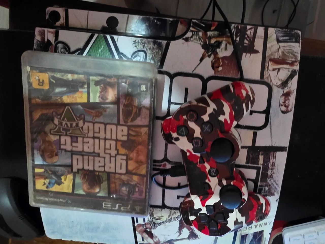 PlayStation 3 completo com dois controles  - Foto 5