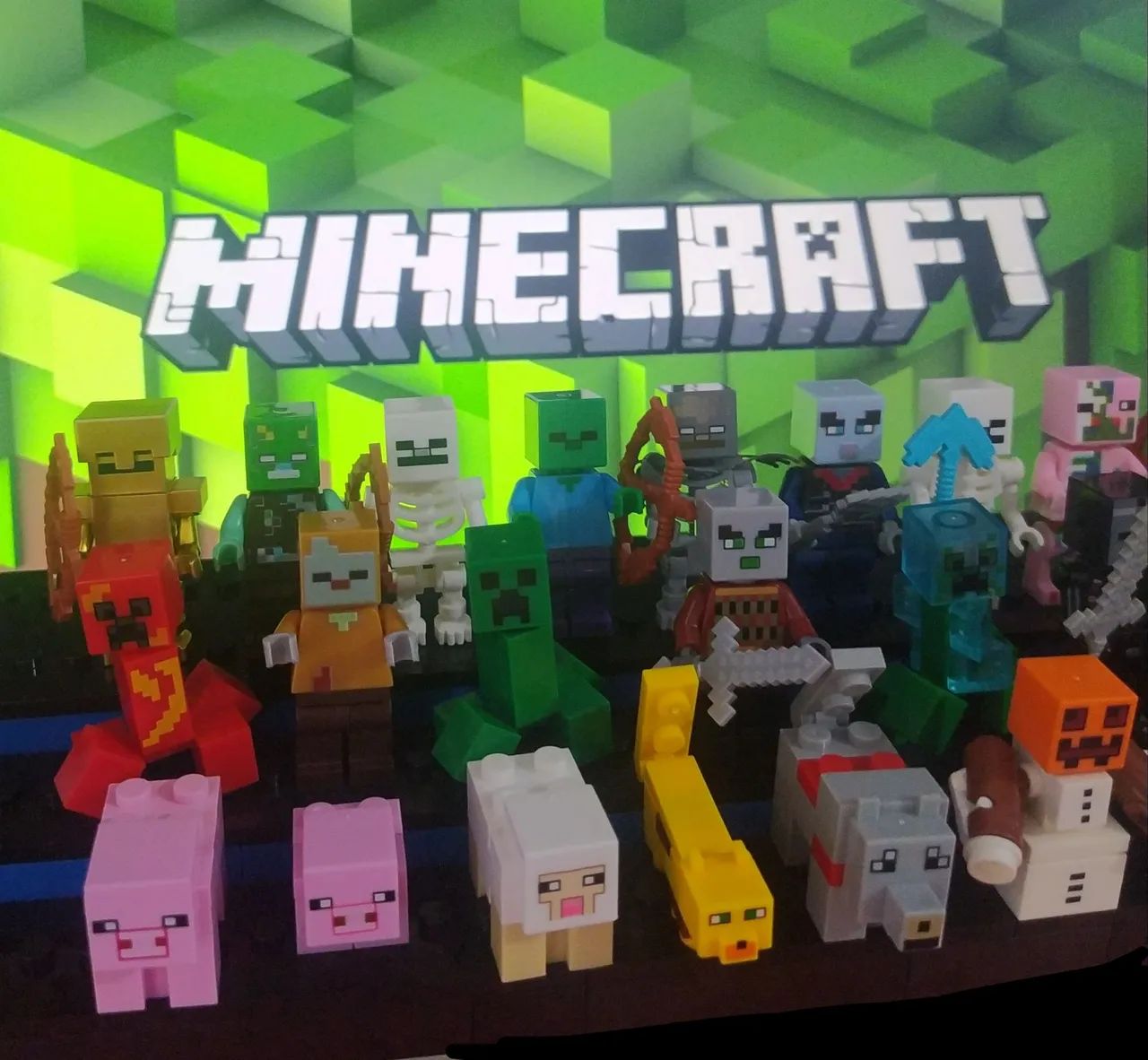 Bonecos e Minifiguras Mobs Minecraft (blocos de montar tipo LEGO) - Foto 2