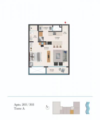 Studio à venda por r$ 693.750 - novo campeche - florianópolis/sc - Foto 8