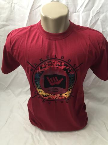 Camiseta lisa básica estampada floral e gola polo - Foto 2