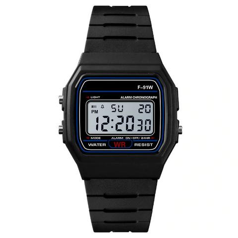 Digital Esporte LED Relógio digital F-91W - Foto 2