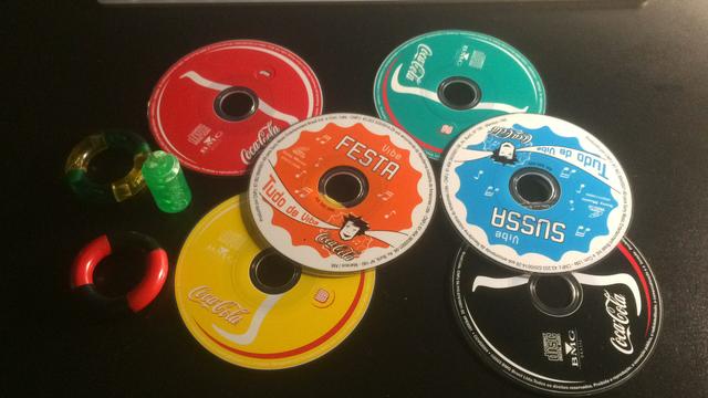 Mini cds coca cola raros