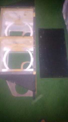 135 reais caixote para bocas de 10 polegadas duas corneta e dois **zap 996 83 60 83 - Foto 2