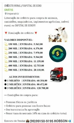 Creditos rural e capital de giro