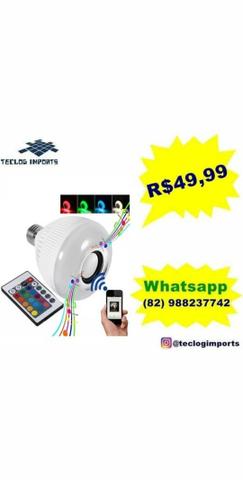 Lâmpada music bluetooth controle