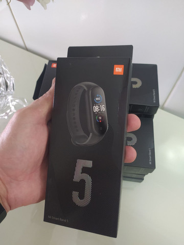 Smartwatch Mi Band 5 - Versão global - Original + película