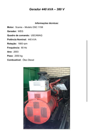Gerador 440 KVA - Foto 3