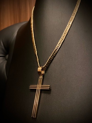Conjunto em ouro 18k 31 gramas - Foto 5