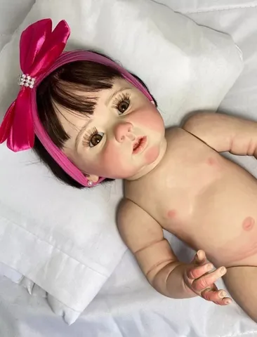 BEBÊ REBORN SUPER REALISTA, IDÊNTICO A UM BEBÊ DE VERDADE PRONTA