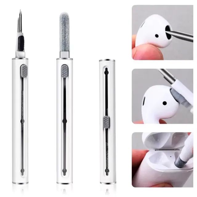 Caneta De Limpeza Para Fone Ouvido Limpador AirPods Higienizadora 