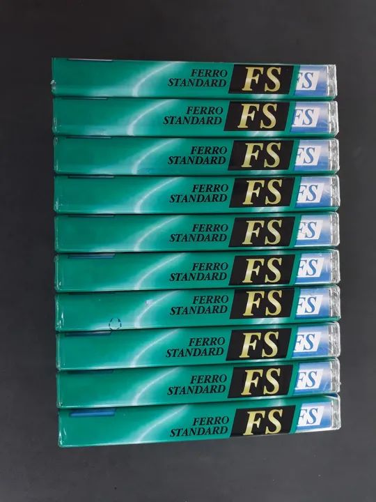 Fita cassete emtec/basf ferro 60 minutos 10 unidades lacradas