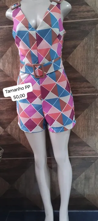 Macaquinha e vestido estampado tamanho PP