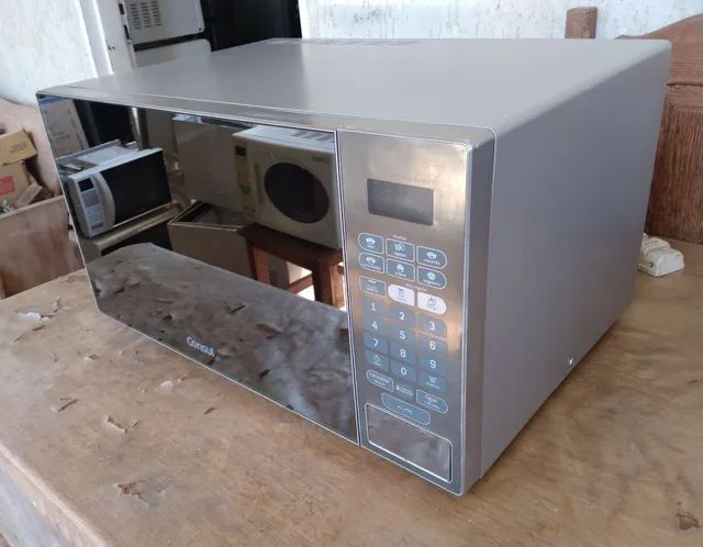 Micro-ondas Consul 30 litros inox espelhado com grill - Foto 3