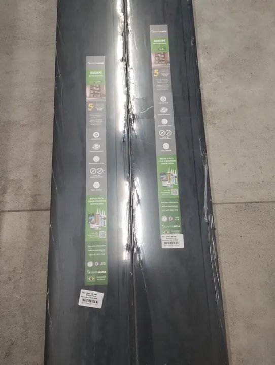 Rodapé 15x240 preto 3480 santa luzia  - Foto 2