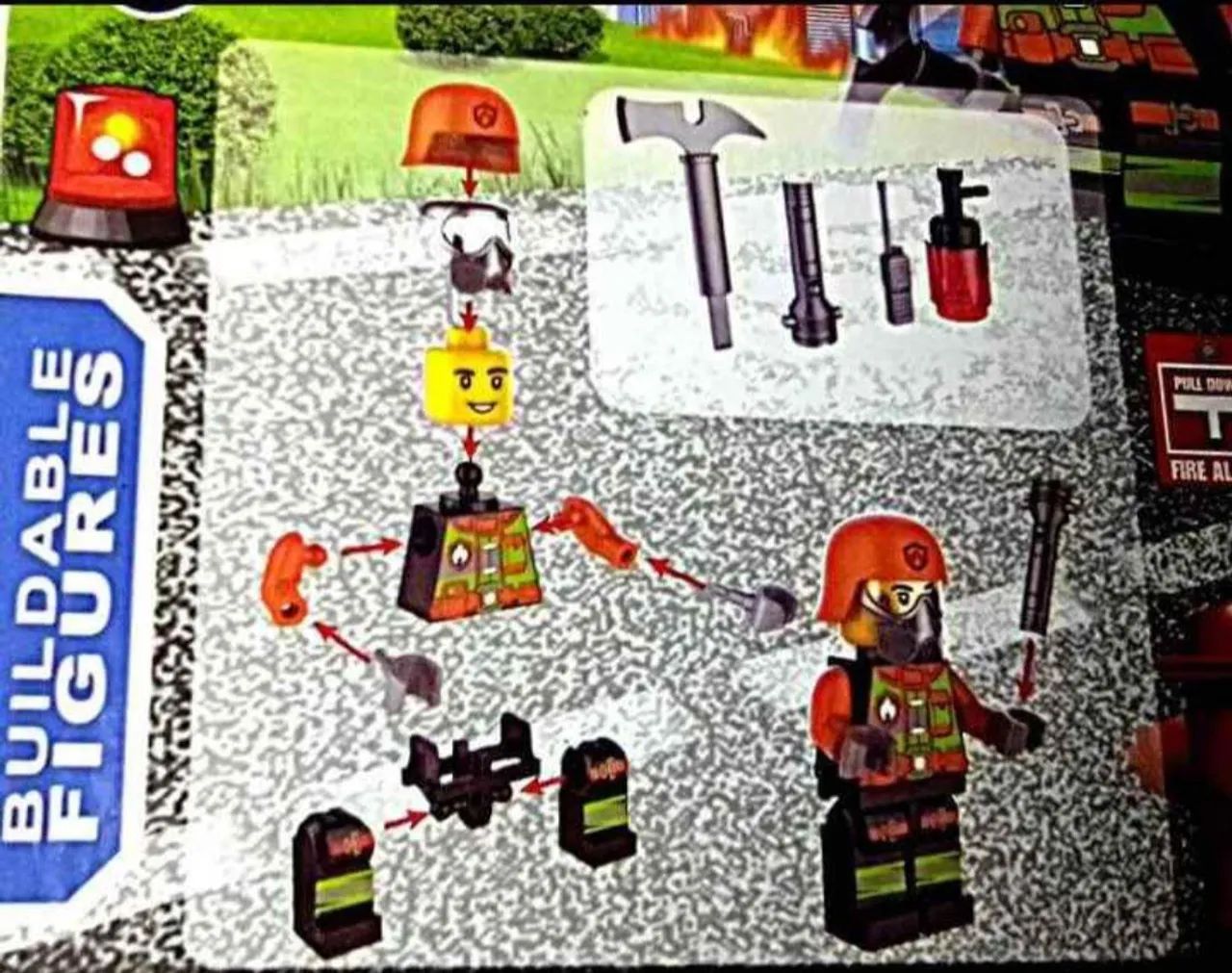 Lego Block Heroes Bombeiro - Foto 5