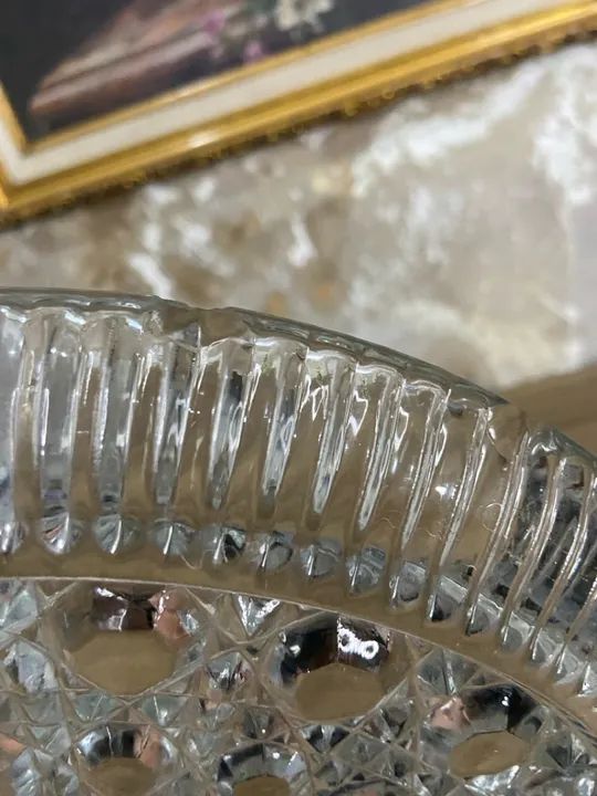  Prato de Bolo Windsor Federal Glass | Antiguidades - Foto 3