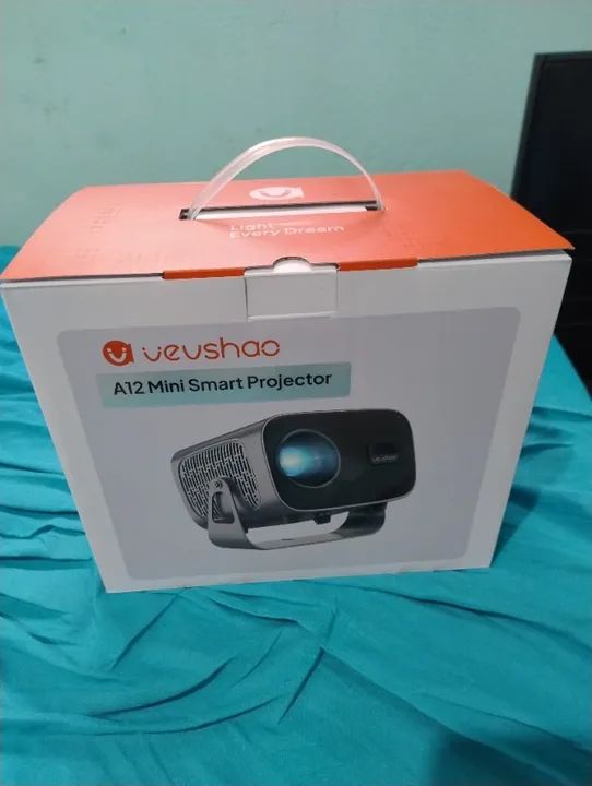 Projetor Android A12 Foco Eletronico Tv Hd Superior ao P30 Hy300 Hy320 2Gb Ram 16 Gb Rom! - Foto 2