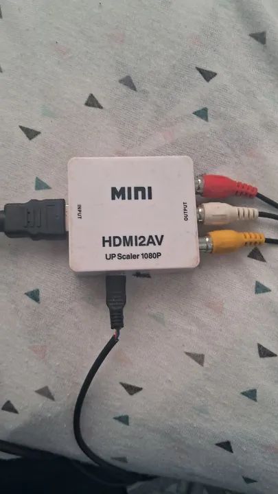 Mini HDMI/AV Conversor de  imagem
