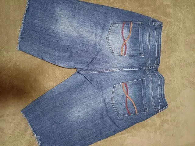 3 bermudas jeans 48 com stretch - Foto 4