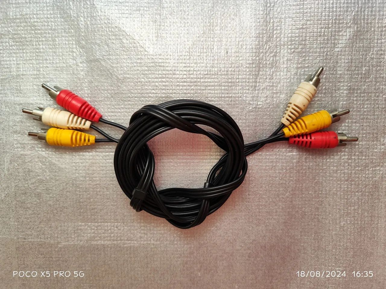 Cabo Áudio/Vídeo RCA 