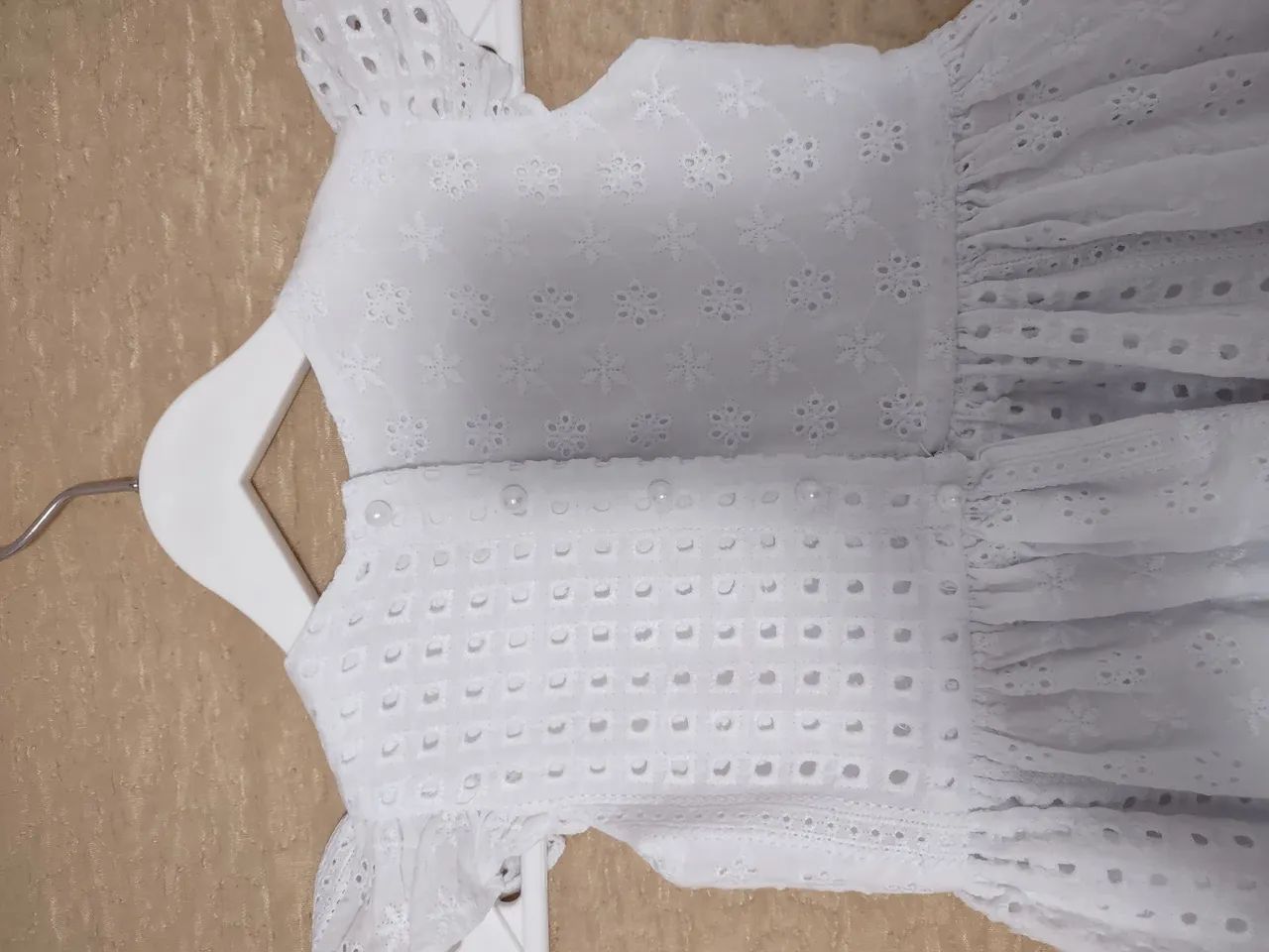 Vestido infantil em laise - Foto 2