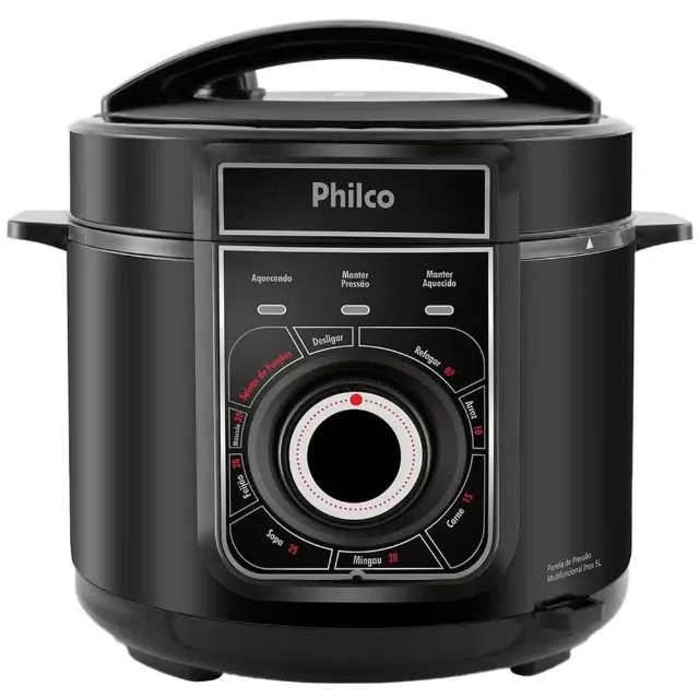**Panela Elétrica de Pressão Multifuncional Philco PPP02PI 5L - Preta**