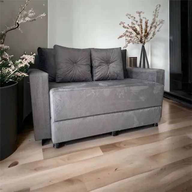 Sofá 2 lug Cama Casal! Além de prático deixa o seu ambiente mais lindo. Novos de fábrica . - Foto 3