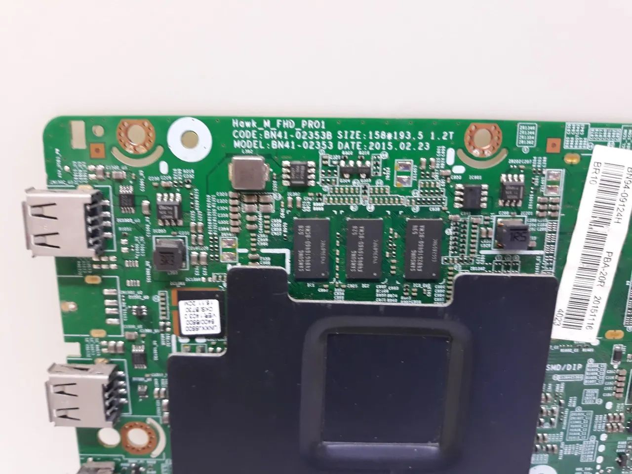 Placa principal do TV Samsung. Un40j5500ag. Usada porém Boa.  - Foto 6