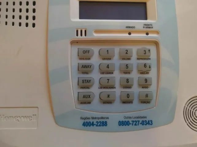 Teclado Honeywell para Central Alarme Lynx Plus- usado - Foto 5