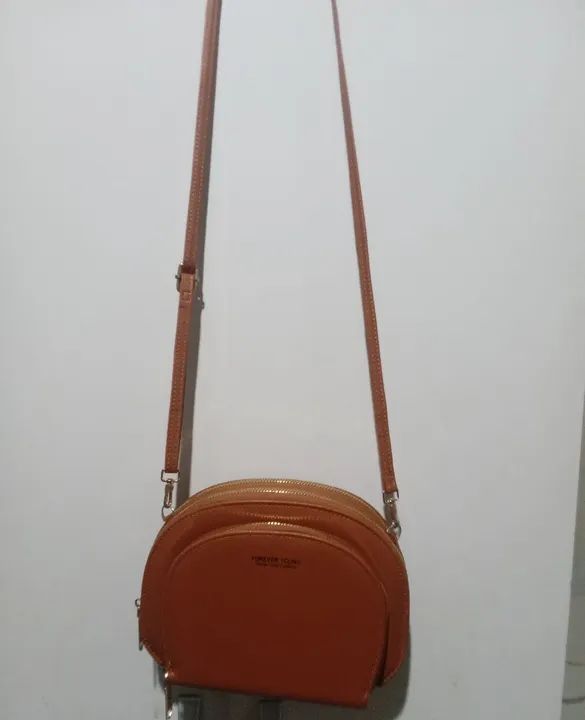 Bolsa de Ombro Forever Young - Marrom - Foto 3
