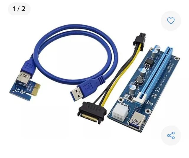 Cabo extensor PCI express X1 para PCI express 16X - Foto 4