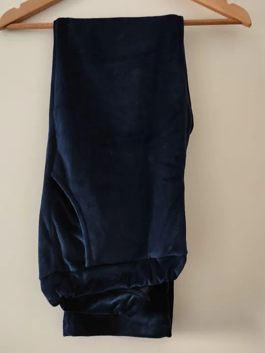Conjunto de moletom feminino  de veludo  - Foto 2