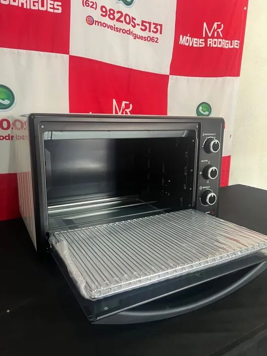 Forno elétrico 66lt.  Novo entrega gratuita  - Foto 2
