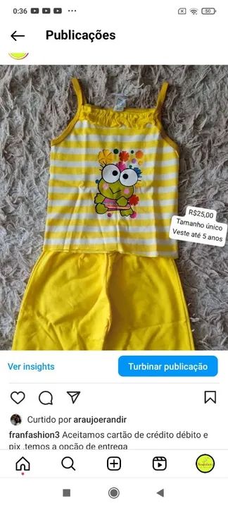 Várias opções de roupa infantil para meninas  - Foto 4
