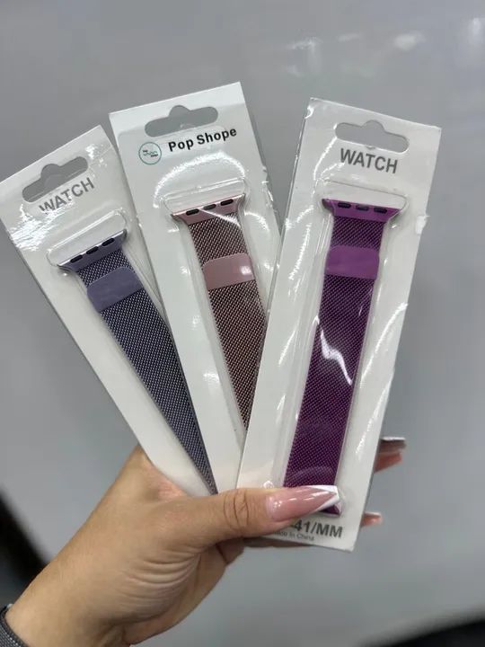 Pulseiras para Smartwatch - Diversos Modelos e Cores - Foto 6