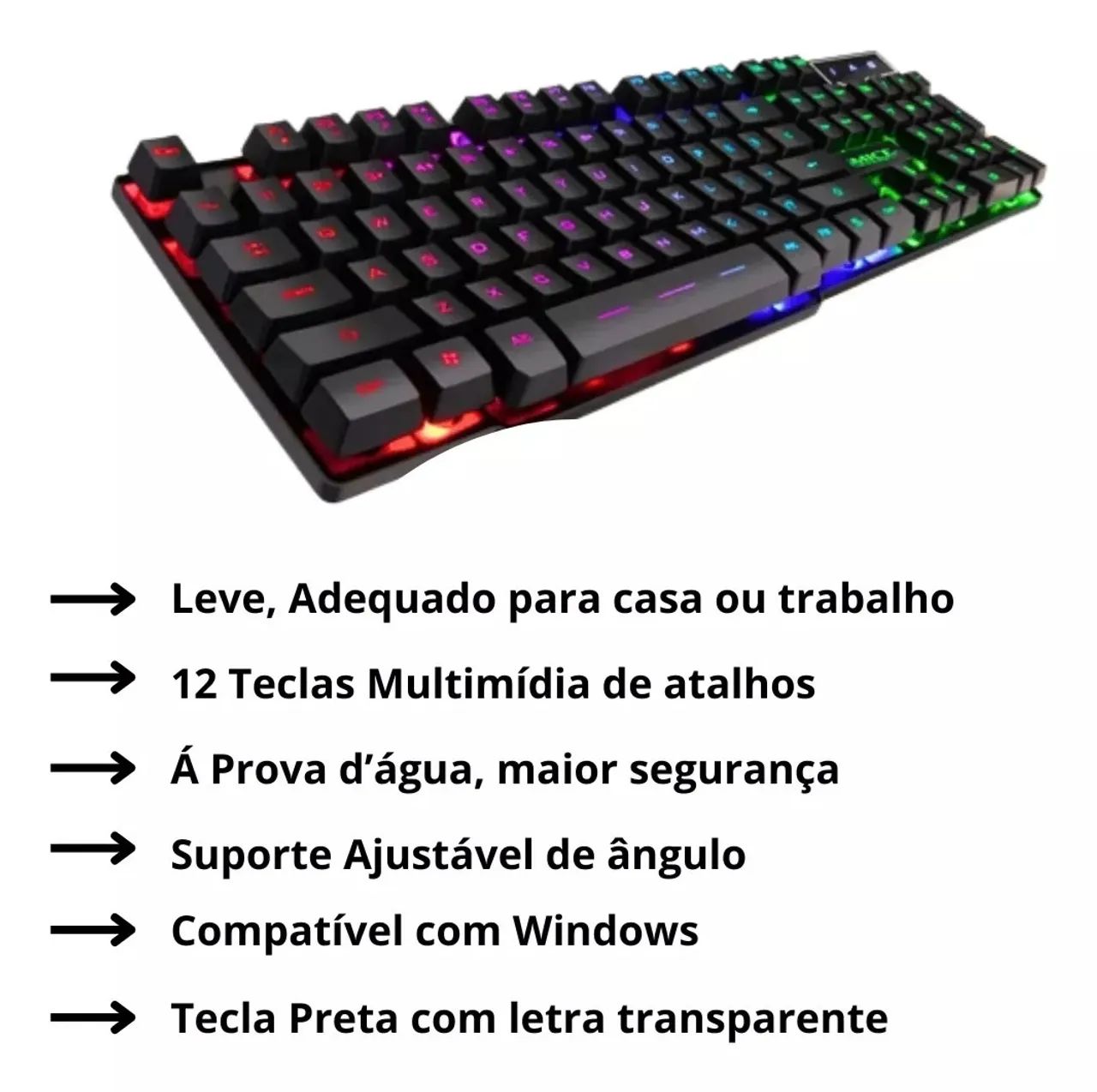Teclado gamer lacrado! - Foto 2