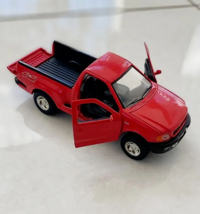 Miniatura Ford F-150 4x4 1998 Welly 1/24 - Foto 3