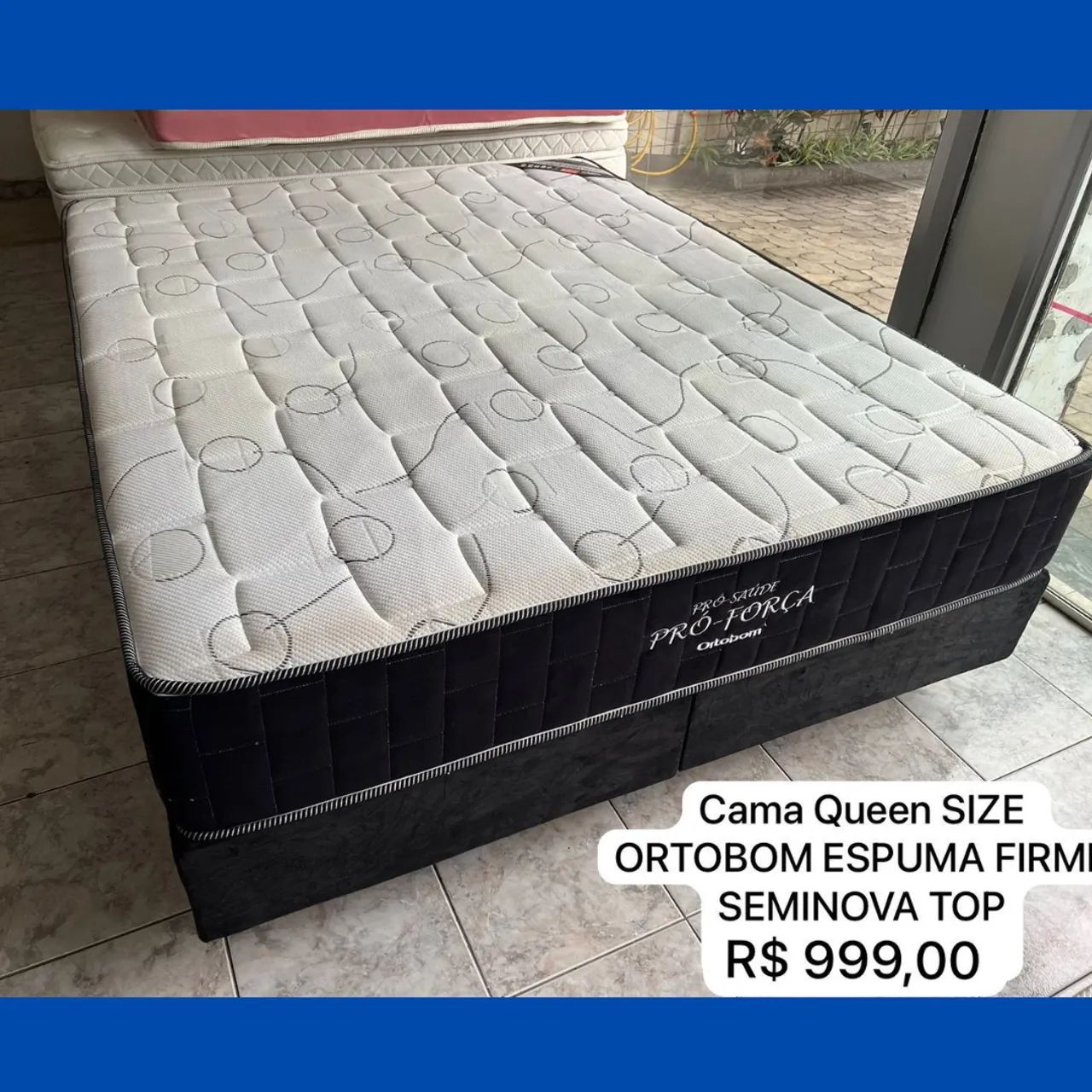 Cama Ortobom 1,98 x 1,58 - Entregamos 