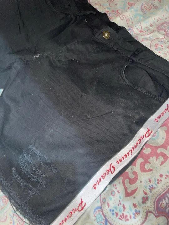 SHORT PRETO TAMANHO 38 - Foto 3