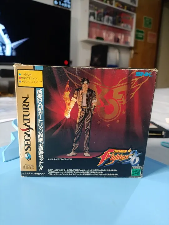 Jogo The King of Fighters 96 para Sega Saturn - Original